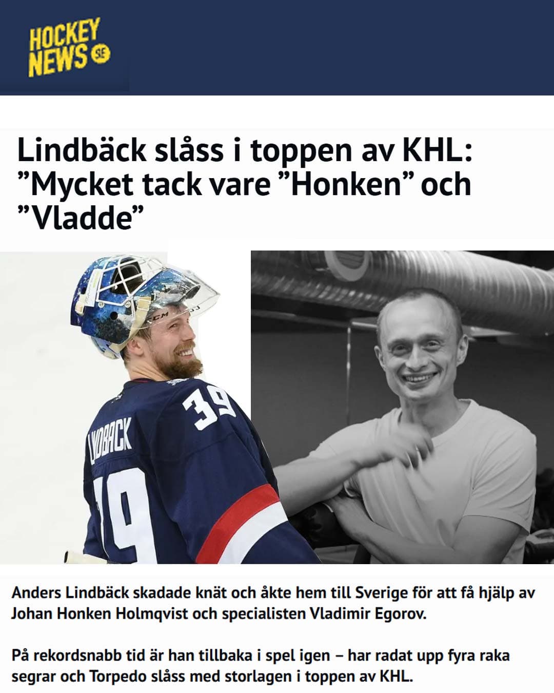 Hockeynews feature